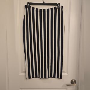 RACHEL Rachel Roy Black and White Pencil Skirt